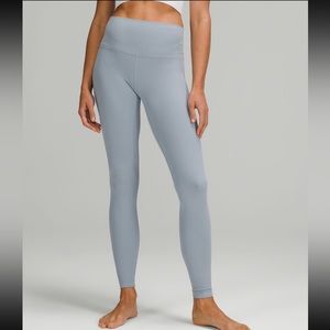 Align high rise 28” leggings. Color is chambray. sold out online.